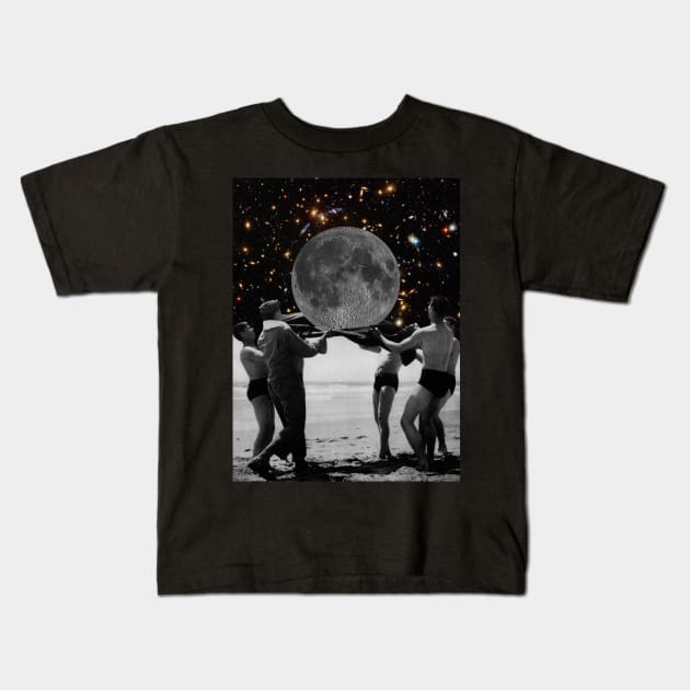 Full Moon Party Kids T-Shirt by Lerson Pannawit